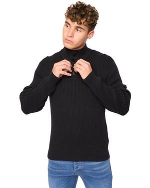 Crosshatch Wellburys Jumper - Black