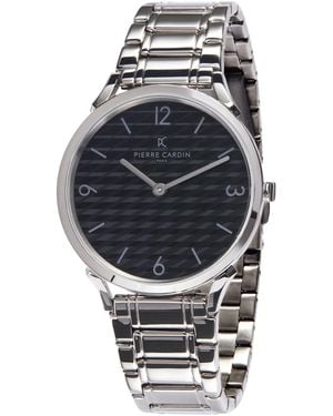 Pierre Cardin Pigalle Stripes Watch Cpi.2019 Stainless Steel - Blue