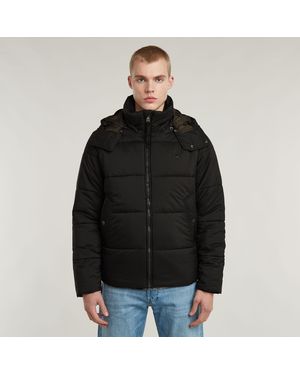G-Star G-Whistler Padded Hooded Jacket - Black