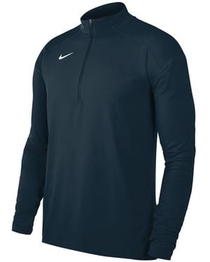 Nike Dry Element Funnel Neck Long Sleeve Jersey Top - Blue