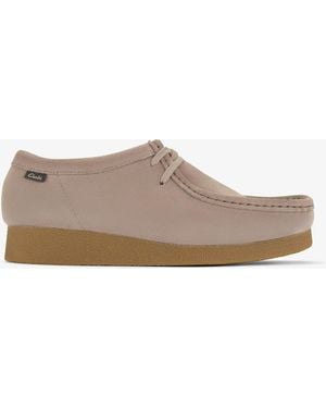 Clarks Walla Evo Ii. Pebble Suede Shoes - Brown