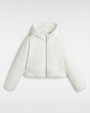 Vans Mte Foundry Crop Puff Hood - White