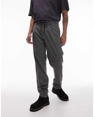 SELECTED Regular Tapered Trousers - Black