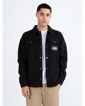 Luke 1977 Wardon Premium Twin Pocket Overshirt - Black