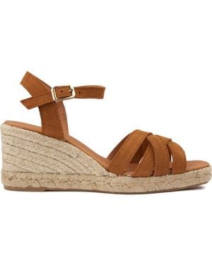 Sole Angel Espadrille Sandals - Brown