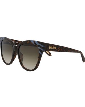 Just Cavalli Sjc043V 55 550Am5 Core Sunglasses - Brown
