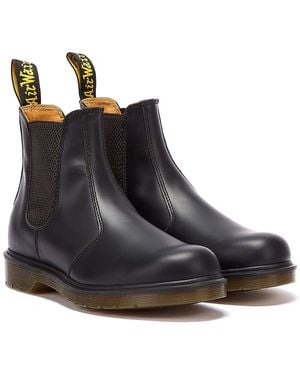 Dr. Martens Shop Voor 2976 Dames Zwarte Leren Chelsea Laarzen