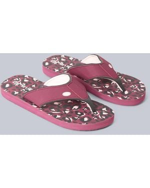 Mountain Warehouse 'Swish' Flip Flops With Soft Padded Upper Straps Slip-On Beach Sandals - Pink