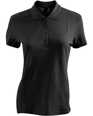 Sol's Ladies Passion Pique Short Sleeve Polo Shirt - Black