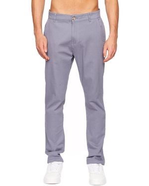 Crosshatch Roysden Chinos (Slim Fit) - Blue