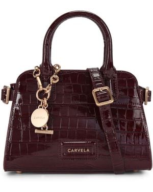 Carvela Kurt Geiger Selena Small Tote Bag - Purple
