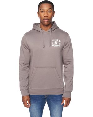 Henleys Upton Hoodie (Dark) - Brown