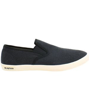 Seavees Baja Standaard Zwarte Plimsolls
