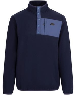 Trespass Hosta Anti-Pilling Fleece Top - Blue