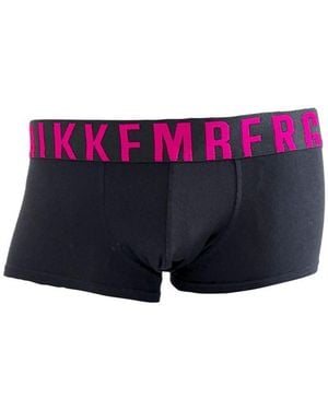 Bikkembergs Zwarte Katoenen Herenboxer - Paars