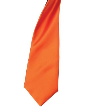 PREMIER Colours Satin Clip Tie (Pack Of 2) (Terracotta) - Orange