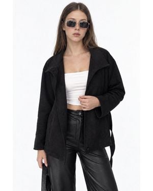 puka Fitted Jacket - Black