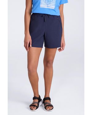 Mountain Warehouse 'Explorer' Shorts With Zipped Pockets Everyday Summer Bottoms Nylon - Blue