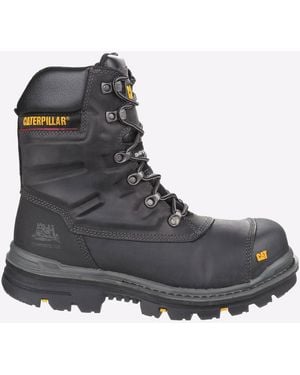 Caterpillar Safety Premier Leather Waterproof Boot - Black