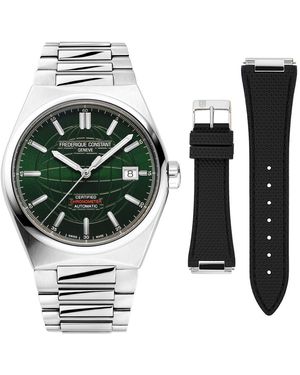 Frederique Constant Frédérique Constant Highlife Automatic Cosc Horloge Zilverkleurig Fc-303g3nh6b - Groen