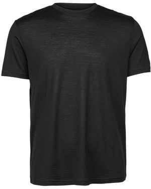 Panos Emporio Merino Wool T-Shirt - Black