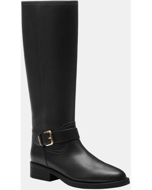 COACH Extended Calf Riding Boot - Black