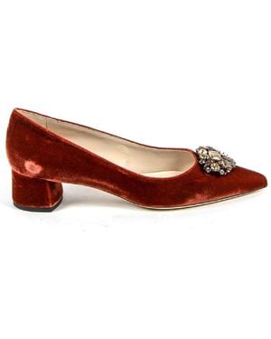 Versace 19.69 Abbigliamento Sportivo V Pump 3110276 Velluto Rosso - Red