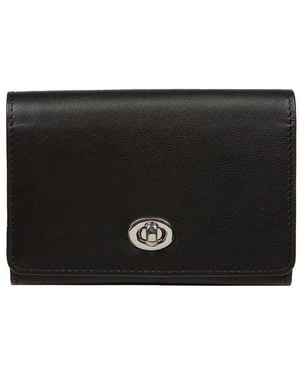 NiNa Amora 'Adriana' Leather Purse - Black
