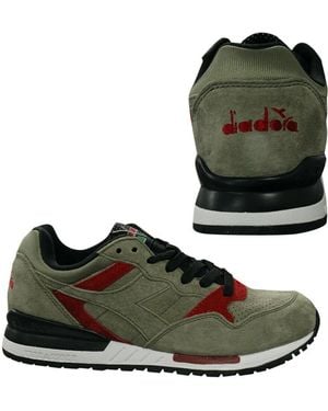 Diadora Intrepid Premium Dark Trainers - Green