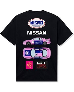 ANTI SOCIAL SOCIAL CLUB Anti Social Club Assc X Nissan Lm Tee - Black
