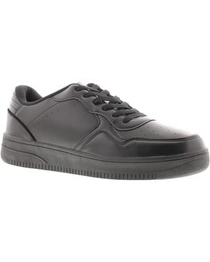 FOCUS BY SHANI Trainers Tommy Lace Up - Black