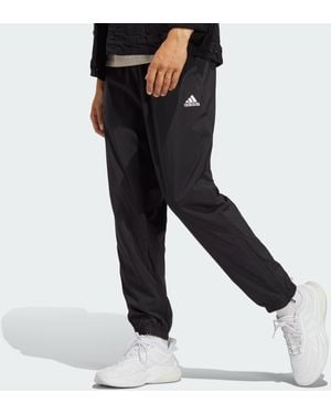 adidas Aeroready Essentials Stanford Elastic Cuff Small Logo Trousers - Black