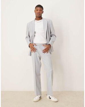 ASOS Straight Leg Suit Trousers - White