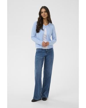 Kaffe Vest Kalizza Vest Regular Fit - Blauw
