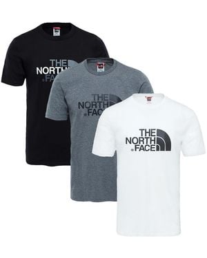 The North Face 3 Pack Easy Tee T Shirt - Blue