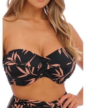 Fantasie Luna Bay Twist Bandeau Bikini Top - Black