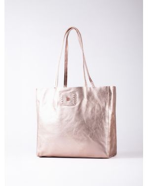 Lakeland Leather Tarnly Tote Bag - Pink