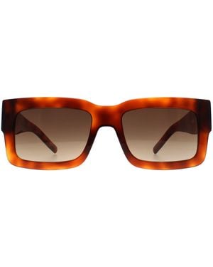 BOSS Rectangle Light Havana Gradient 1654/S - Brown