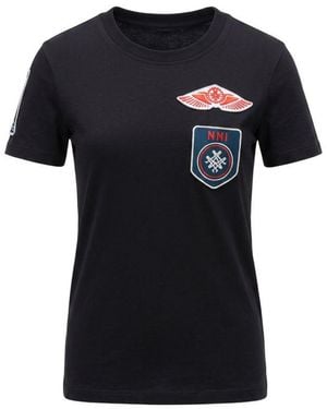 MR & MRS Mr&Mrs Italy Zwarte Katoenen T-Shirt