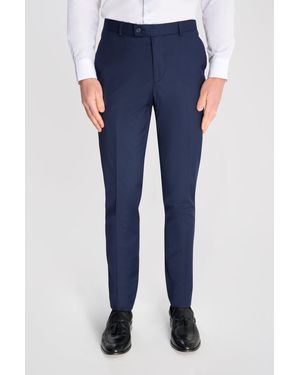Carter & Jones Edina Plain Trousers - Blue