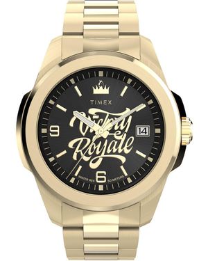 Timex X Fortnite Essex Watch Tw2Y47200 Stainless Steel - Metallic