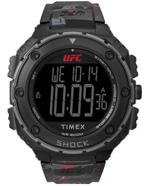 Timex Tw2V85100 Ufc Shock Xl Fight Week Watch - Black