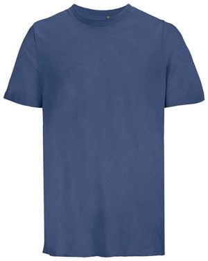 Sol's Volwassen Legend Organic T-shirt (denim) - Blauw
