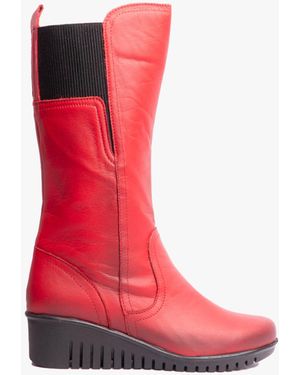 Lotus Fitzgerald Tall Boots - Red