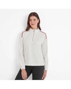 TOG24 Larelle Zipneck Sweatshirt - White