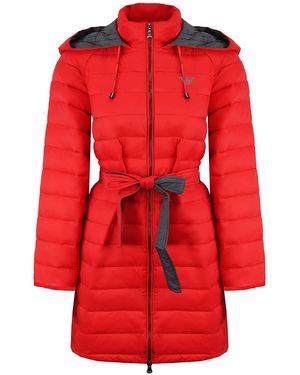Emporio Armani Long Coat - Red