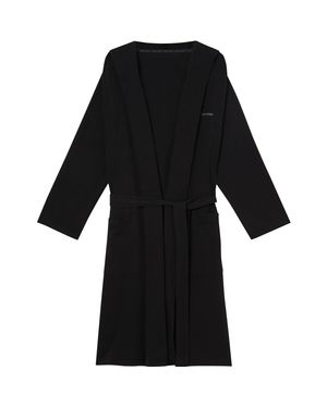 Calvin Klein Logo Robe - Black