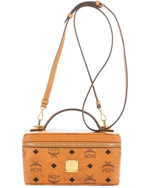 MCM Cosmetic Case Crossbody Shoulder Bag - Brown