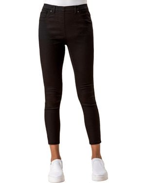 Roman Ultimate Denim Cropped Jegging (29 Inch) - Black