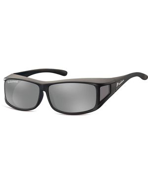 Montana Rectangle Fit Over Tortoise Polarized Fo5 - Grey
